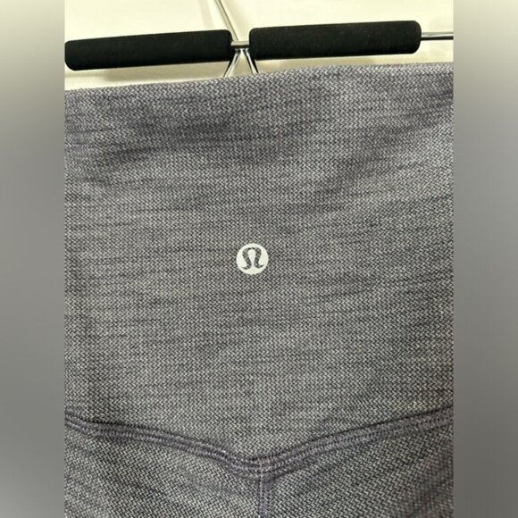 Lululemon Align Pant II 25" Mini Heathered Herringbone Black and White - Picture 10 of 11
